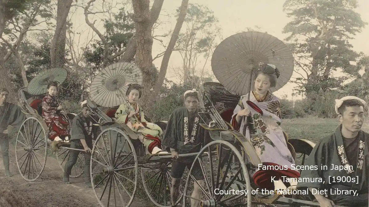 Famous Scenes in Japan K. Tamamura, [1900s] Courtesy of the National Diet Library, Japan031 ※一部トリミング